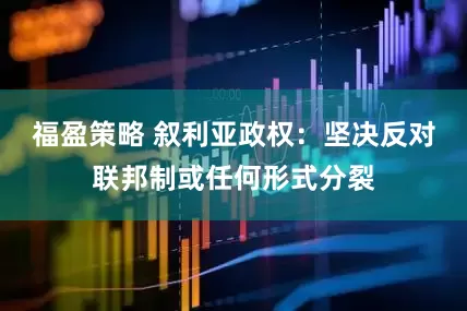 福盈策略 叙利亚政权：坚决反对联邦制或任何形式分裂